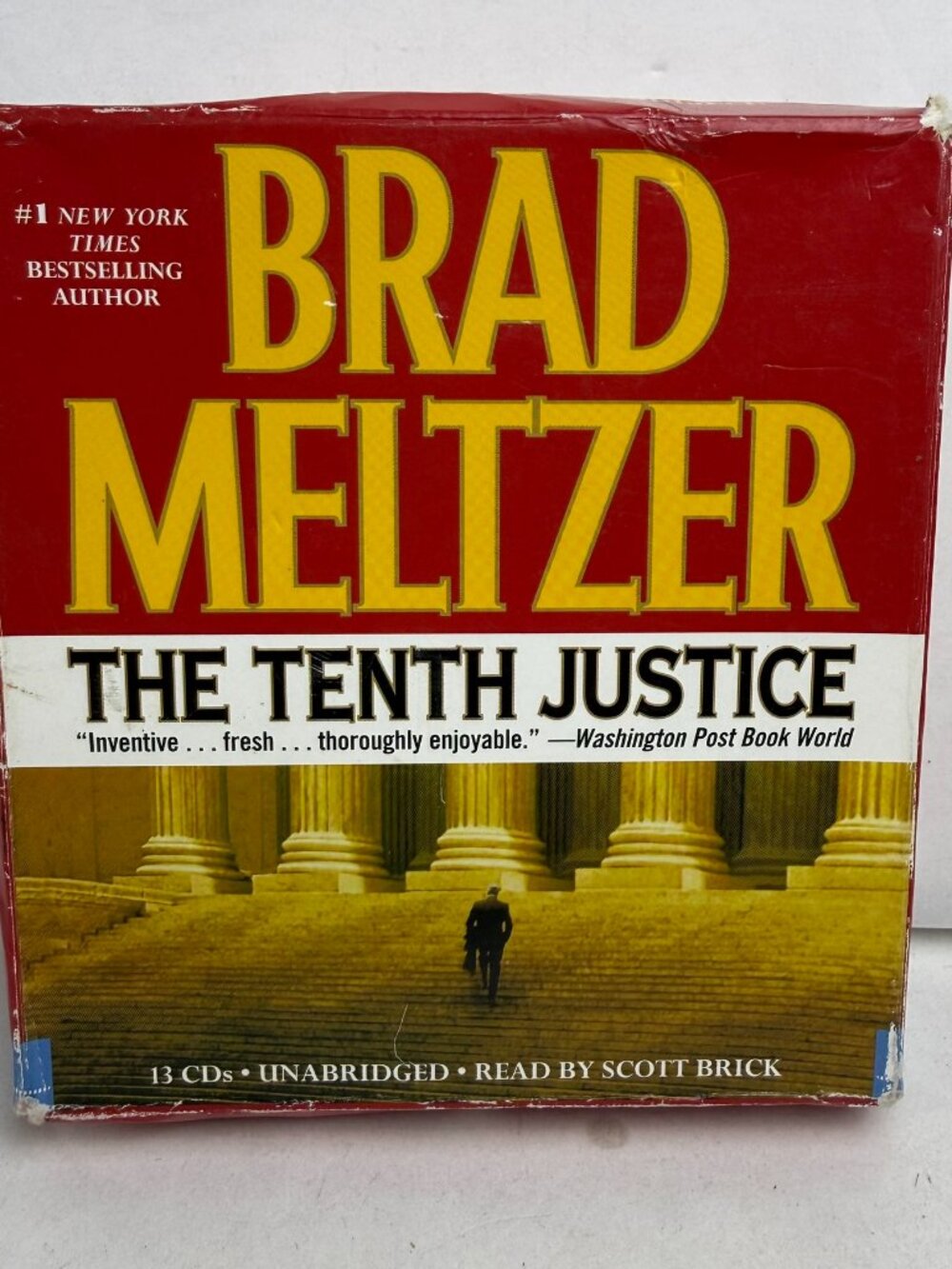 The Tenth Justice Brad Meltzer Audiobook Unabridged 13 Audio CD Scott Brick Box